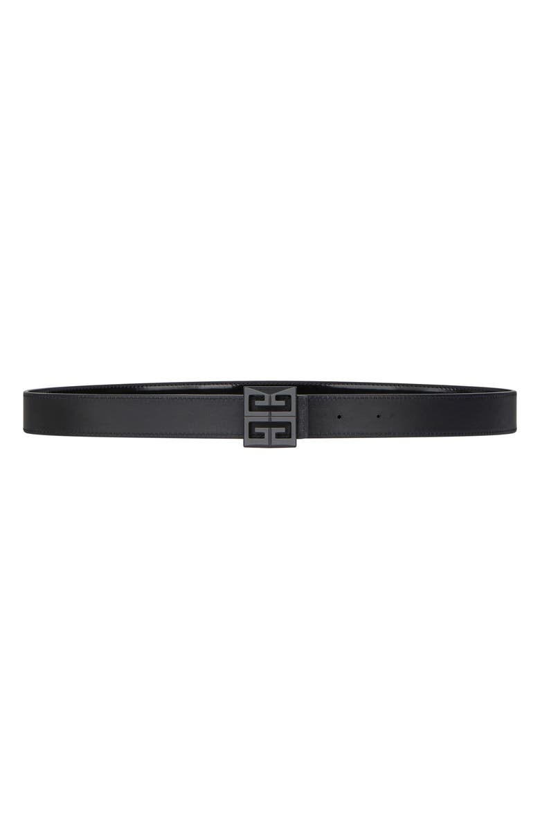 Givenchy 4G Buckle Reversible Leather Belt, Main, color, 
