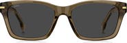 BOSS 56mm Rectangular Sunglasses
