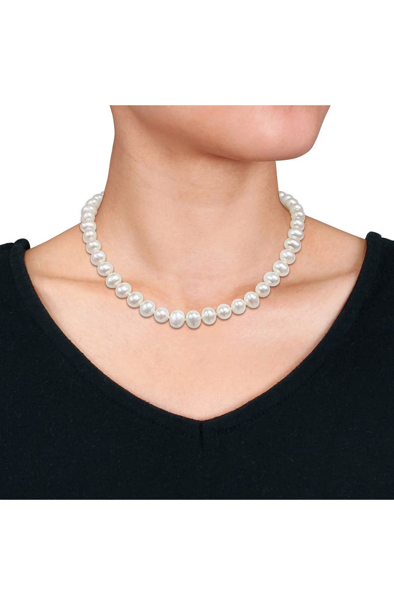 DELMAR 8-9mm Cultured Freshwater Pearl Necklace, Alternate, color, Pearl