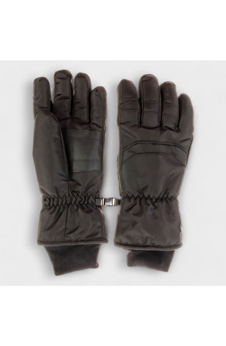 CANADA WEATHER GEAR Men's Ski Gloves, Main, color, Black