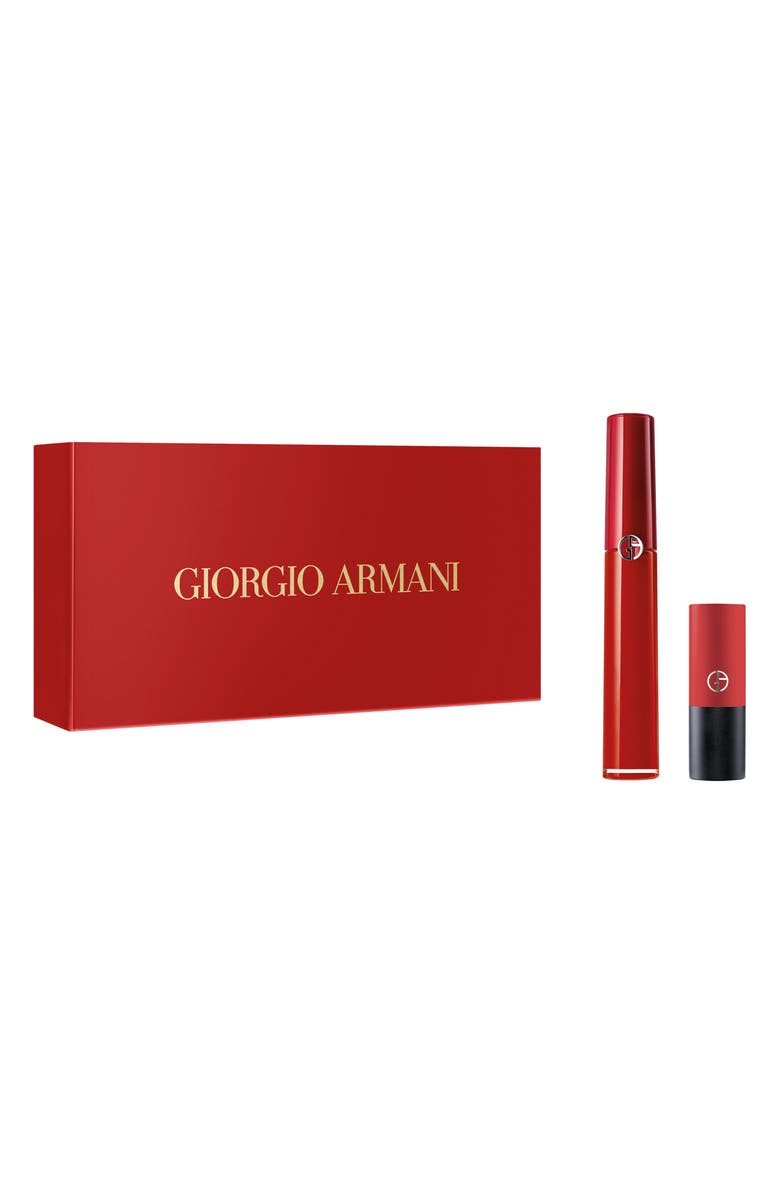ARMANI beauty Giorgio Armani Lip Maestro & Rouge D'Armani Matte Set, Main, color, 