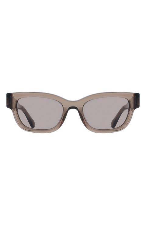 52mm Modified Rectangular Sunglasses