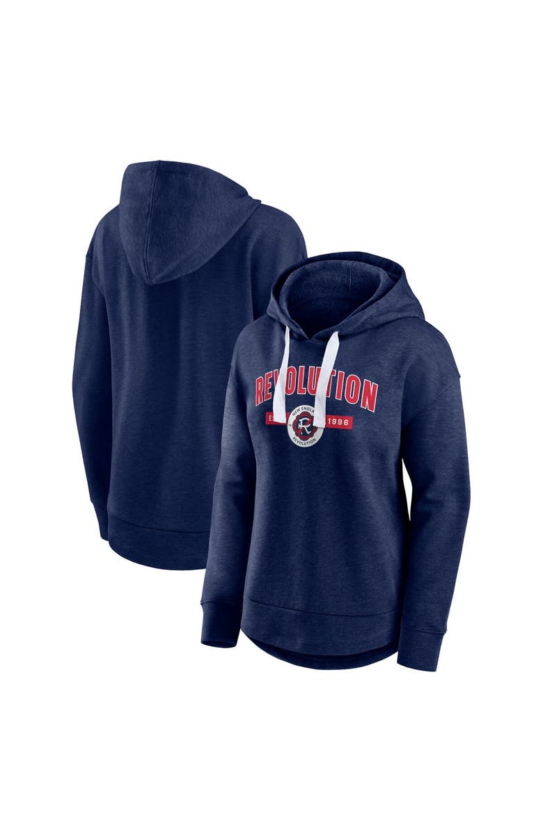 FANATICS Women's Fanatics Branded Navy New England Revolution Lineup Pullover Hoodie, Main, color, Navy