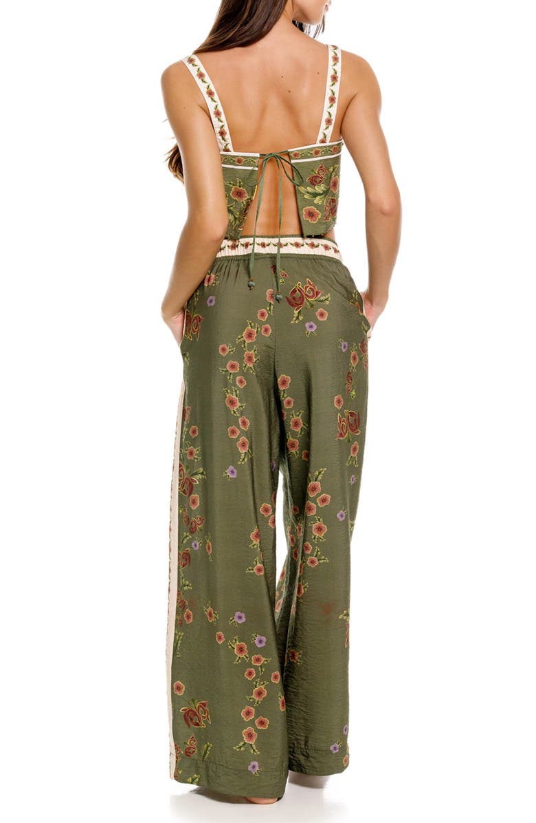 Agua Bendita Janis Aura Cover-Up Pants, Alternate, color, Green Multi
