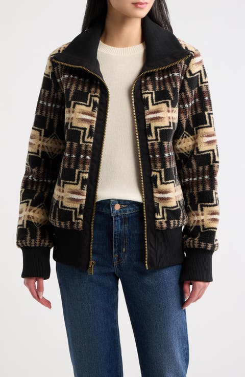 Foxglove Fleece Bomber Jacket