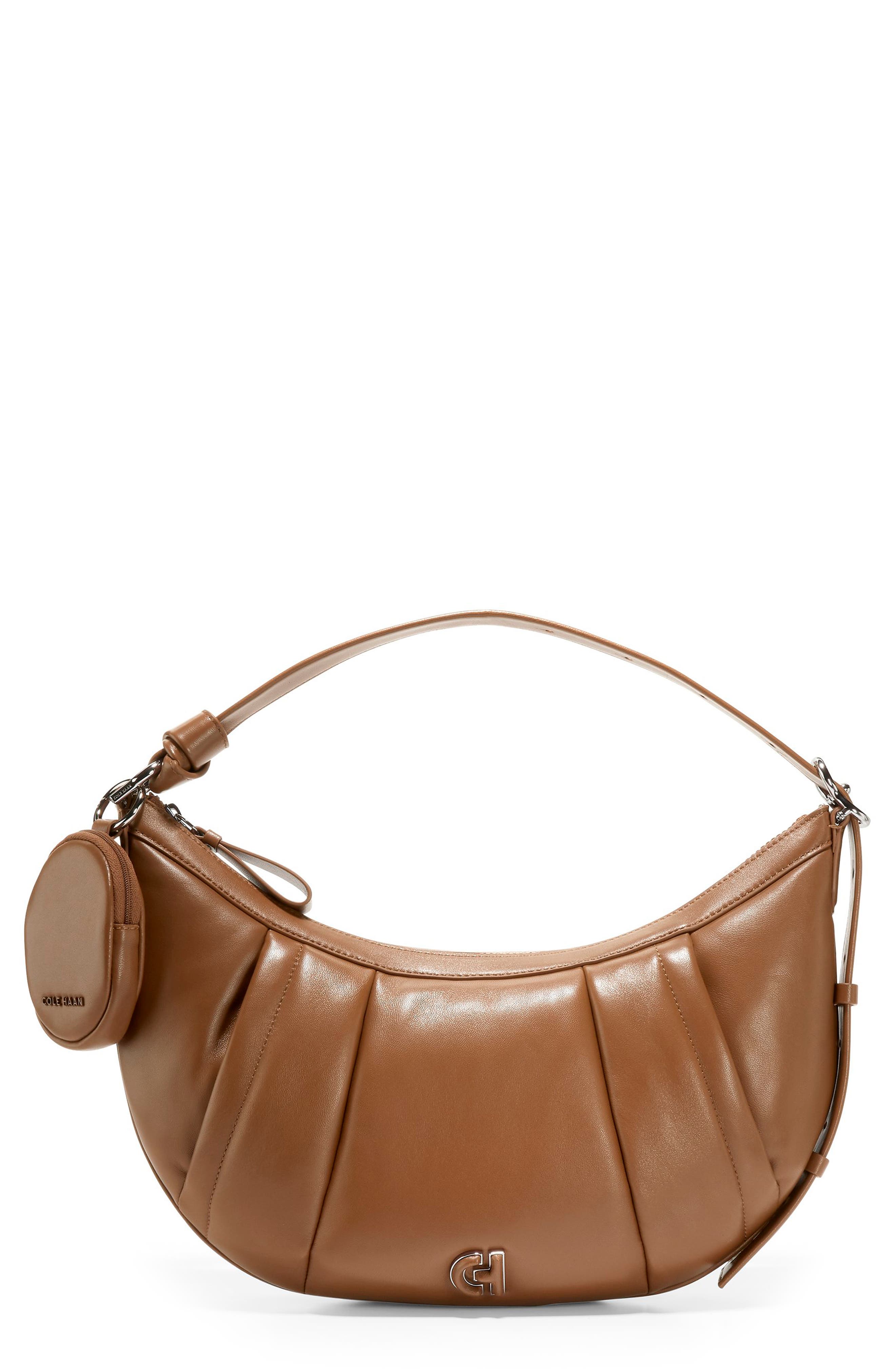 Cole Haan Quilted Leather Hobo Bag, Main, color, 