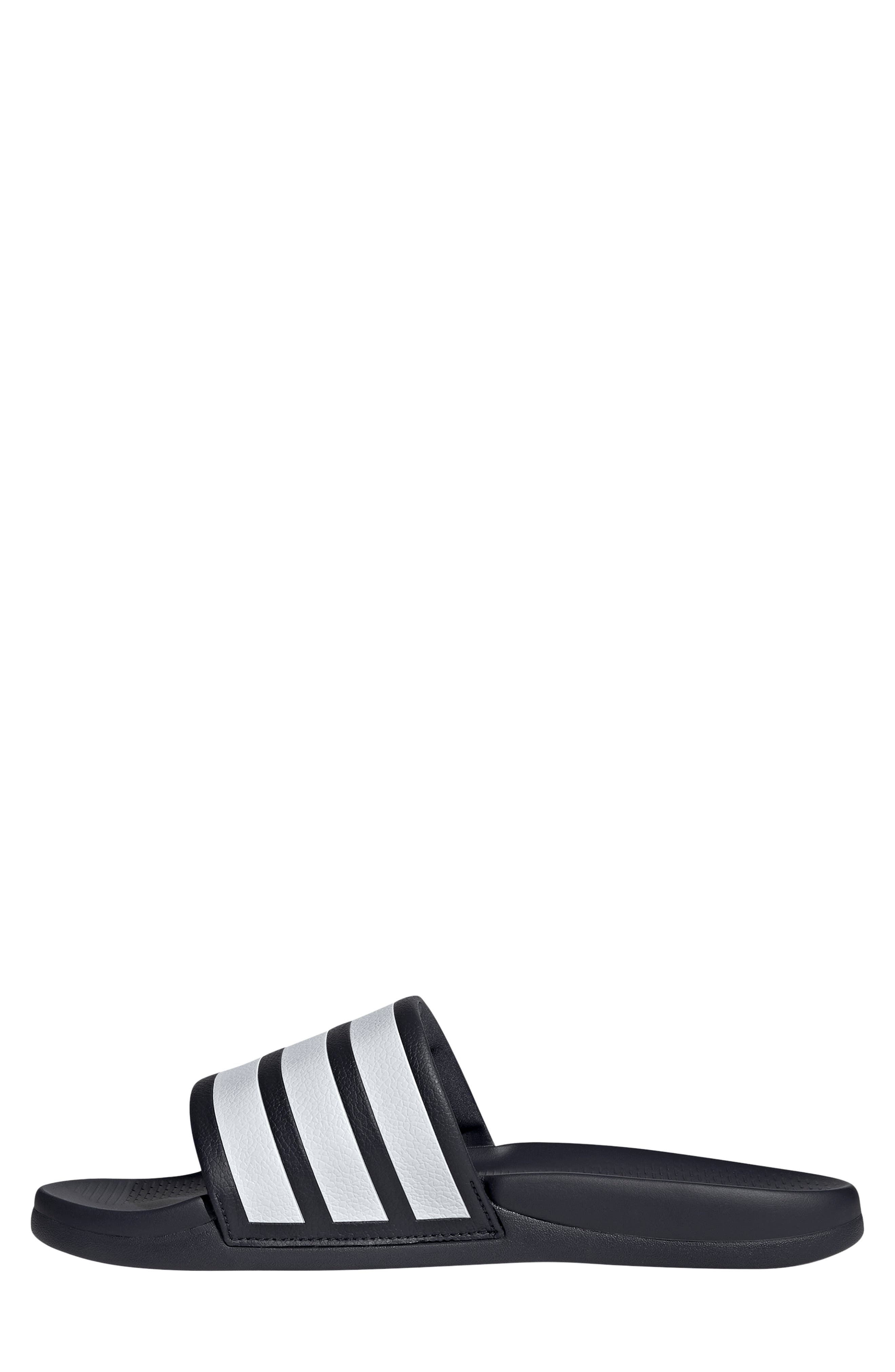 Gender Inclusive Adilette Comfort 2.0 Slide Sandal, Alternate, color, LEGEND INK/ WHITE/ LEGEND INK