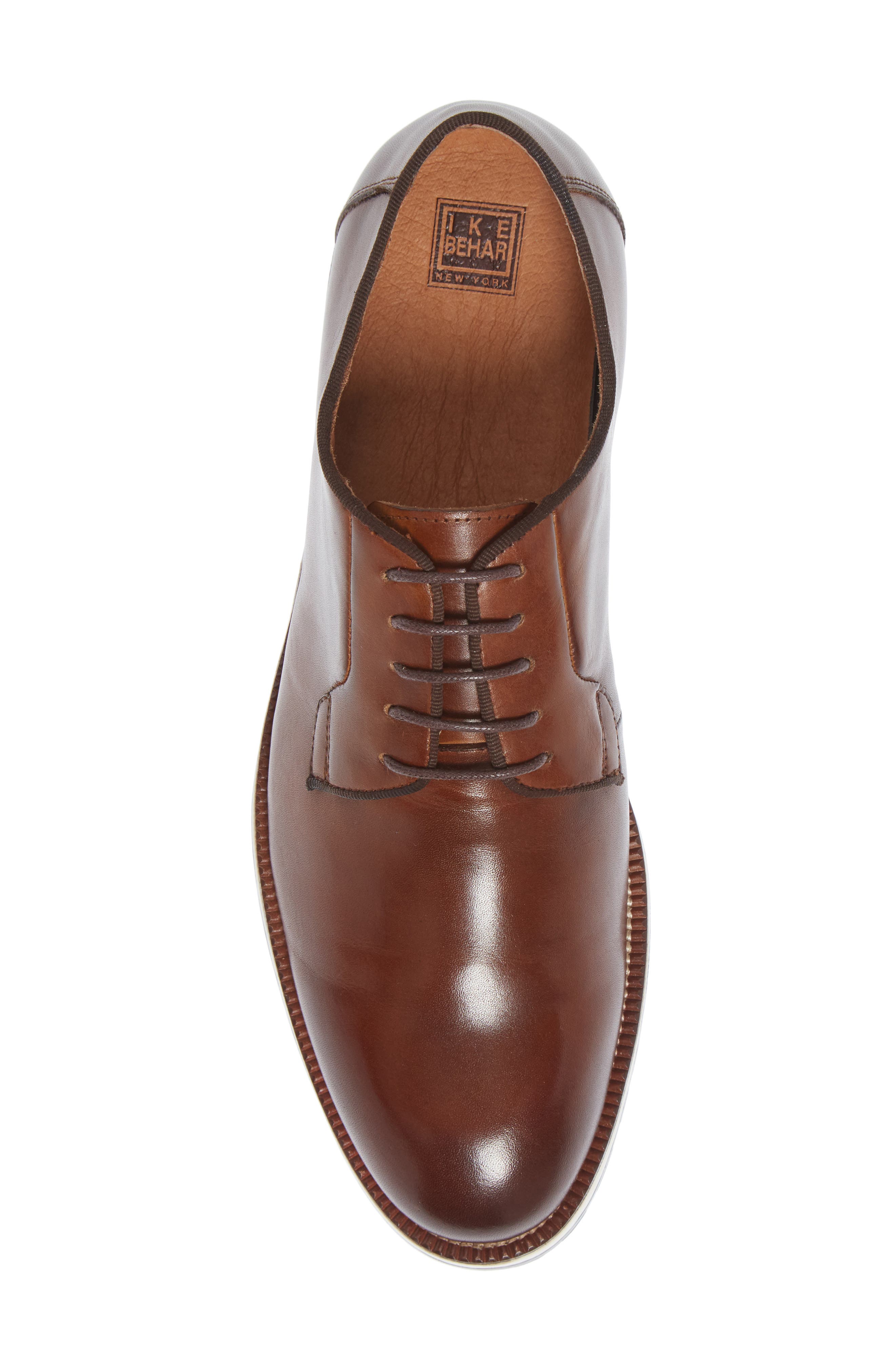 Ike Behar Structure Plain Toe Derby, Alternate, color, 