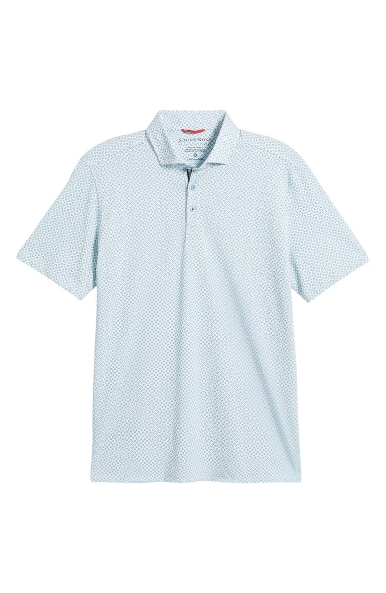 Stone Rose Link Geo DryTouch<sup>®</sup> Performance Polo, Alternate, color, 