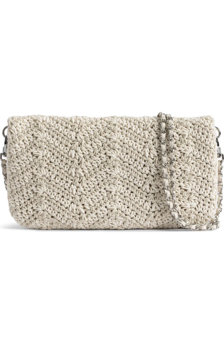 Zadig & Voltaire Rock Macramé Crossbody Bag, Alternate, color, Flash