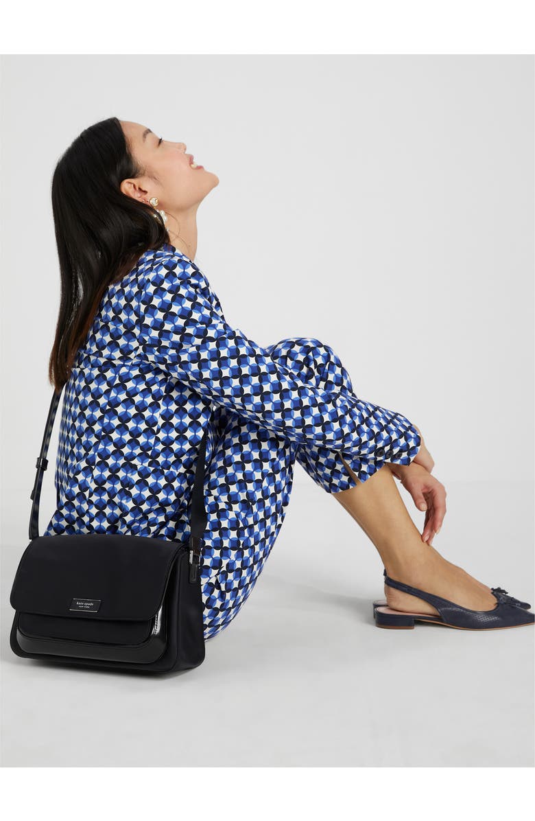 Kate Spade New York icon recycled nylon blend crossbody bag, Alternate, color,