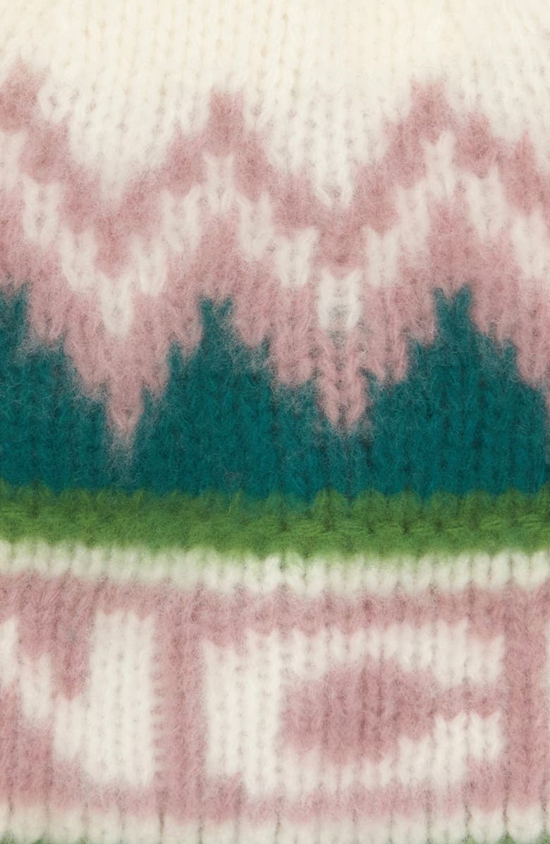 Moncler DNA Fair Isle Wool Beanie, Alternate, color, 