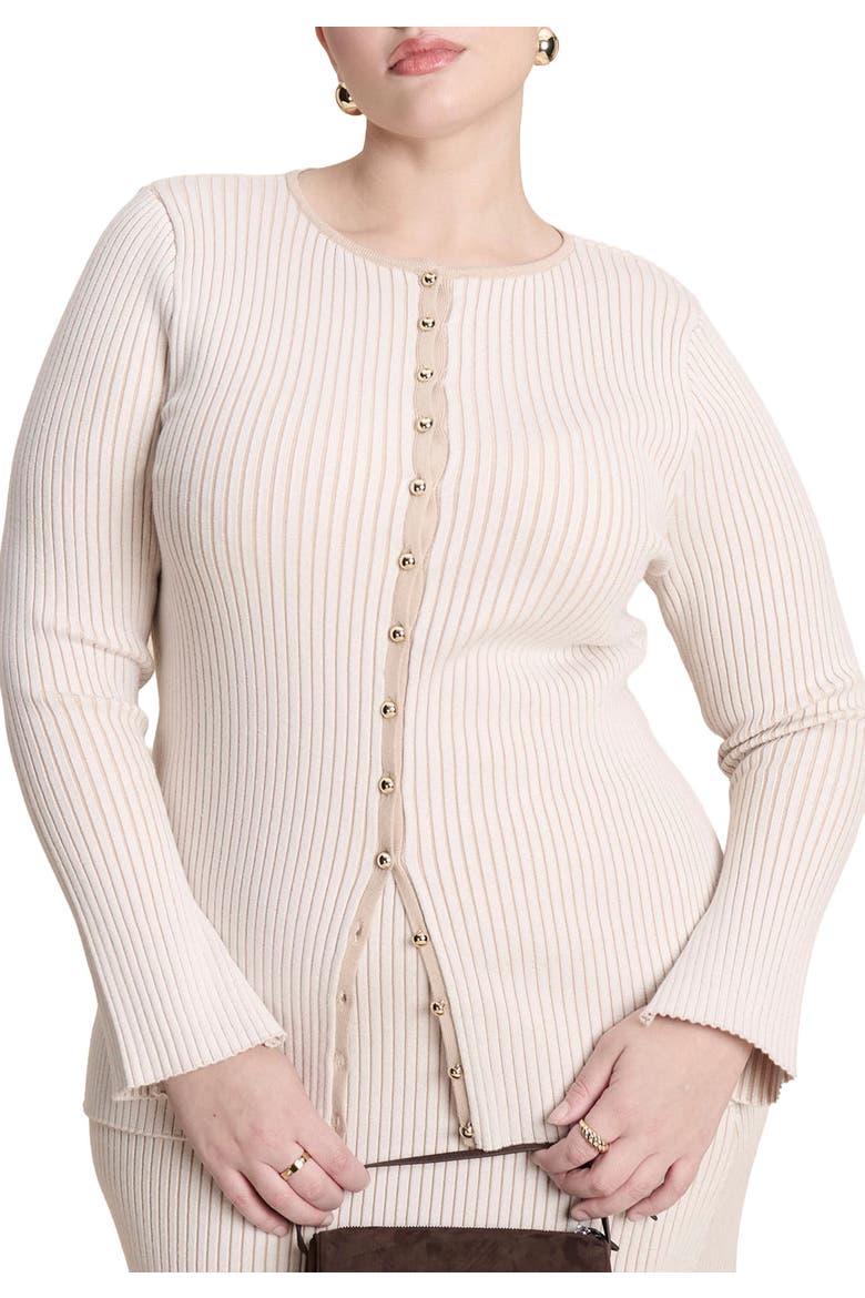 Longline Button Up Cardigan, Main, color, JET STREAM