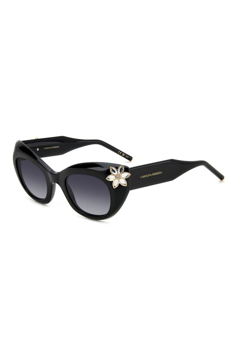 HER 0221/G/S 50mm Gradient Cat Eye Sunglasses, Alternate, color, 0807-9O