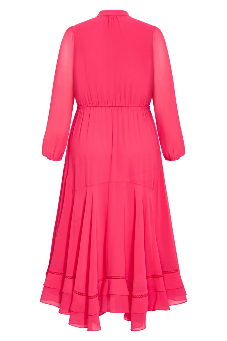 Yasmin Maxi Dress, Alternate, color, LIPSTICK