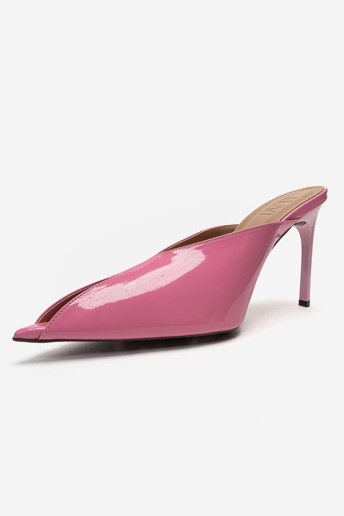 Mirena Stiletto Mule, Alternate, color, Pink