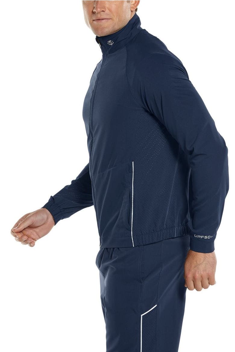 Men's Outpace Sport Jacket, UPF 50+ Sun Protection, Alternate, color, Navy