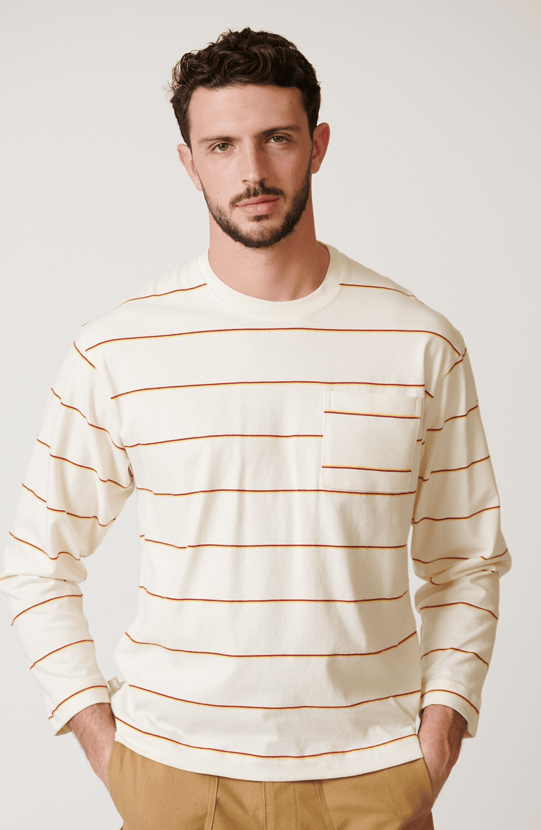 LEISURE LAB Caspian Long Sleeve Box T, Main, color, Caspian