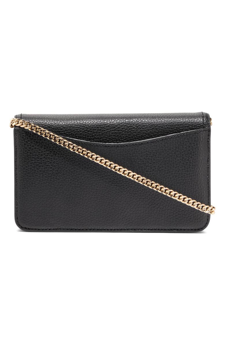 Cole Haan Leighton Wallet on a Chain, Alternate, color, Black