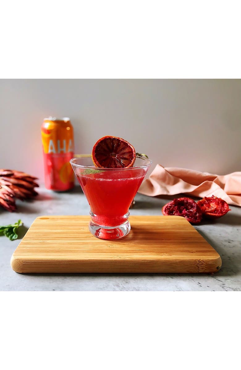 JoyJolt Afina Crystal Stemless Martini Glass - Set of 4, Alternate, color, Clear