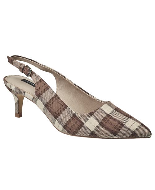French Connection Quinn Heel In Plaid