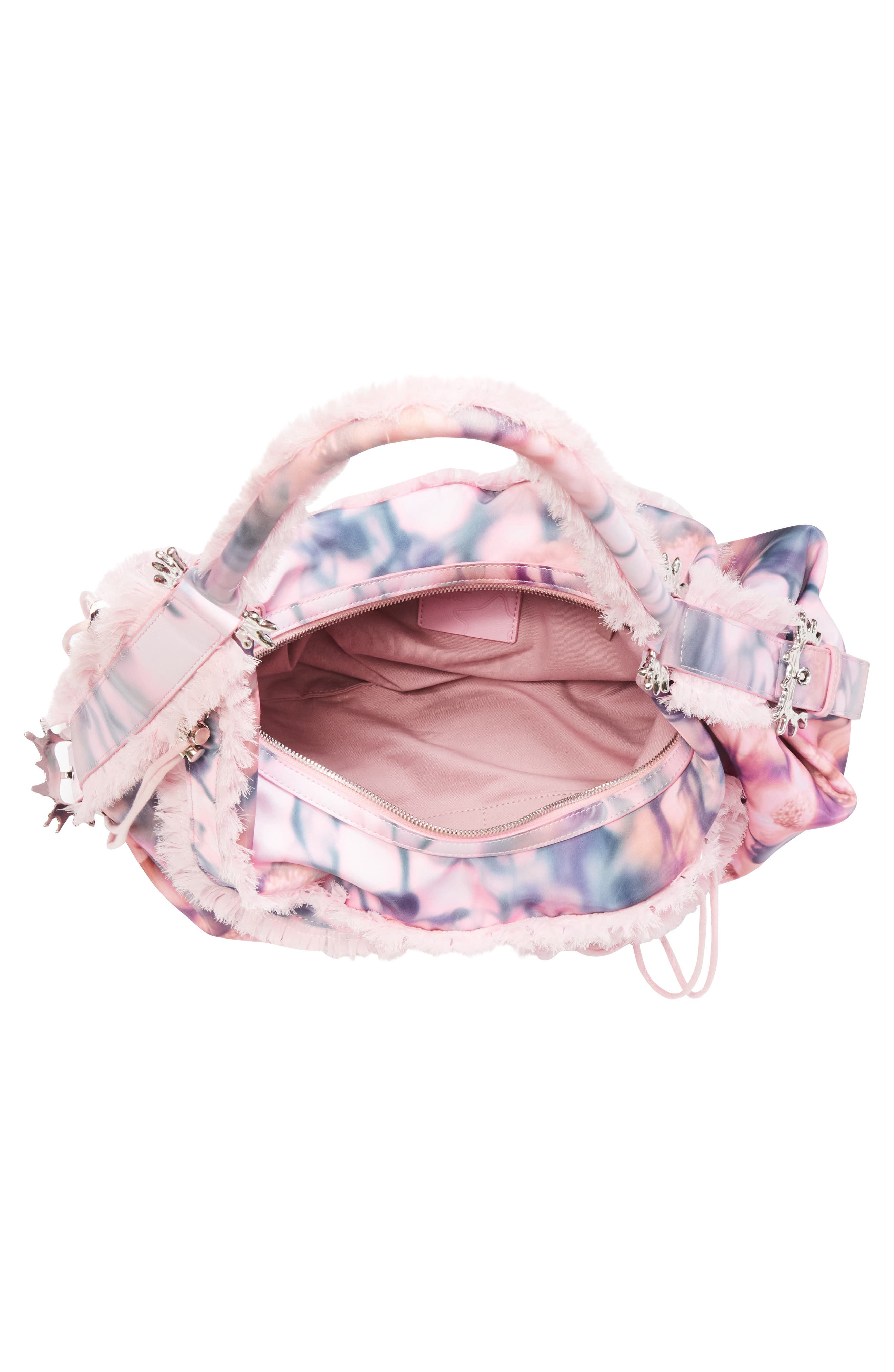 x Collina Strada Star Mushy Bag, Alternate, color, PINK BARBED FLORAL