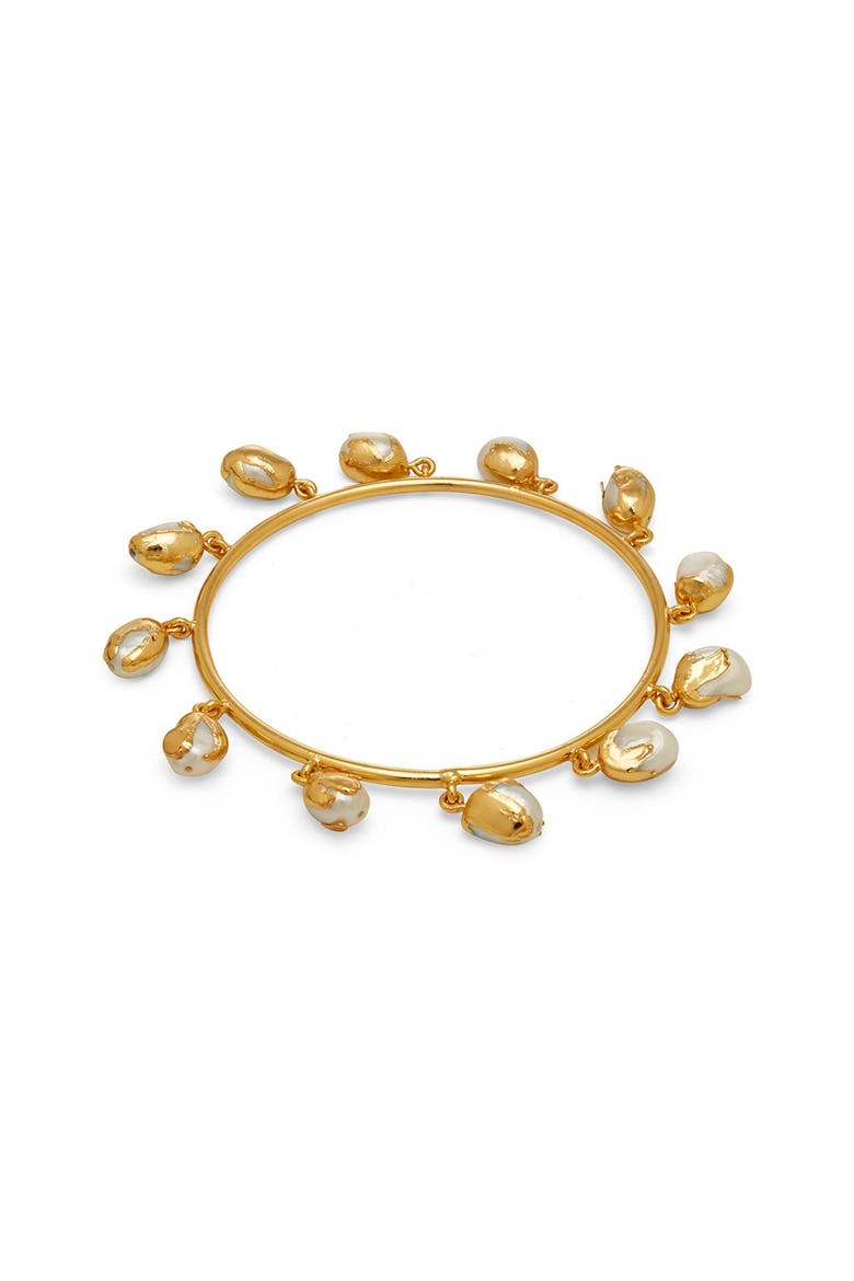 ASARA BANGLE, Alternate, color, Gold Plated