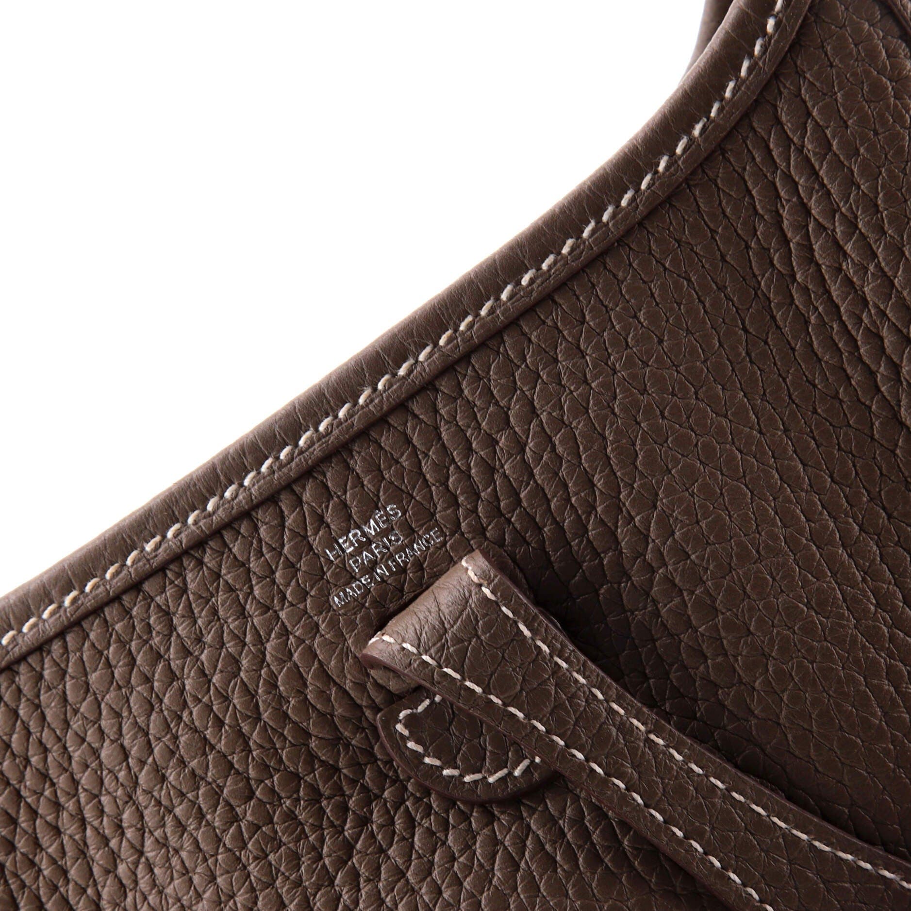 Pre-Owned Hermes Evelyne Bag Gen III Clemence TPM, Alternate, color, Etoupe