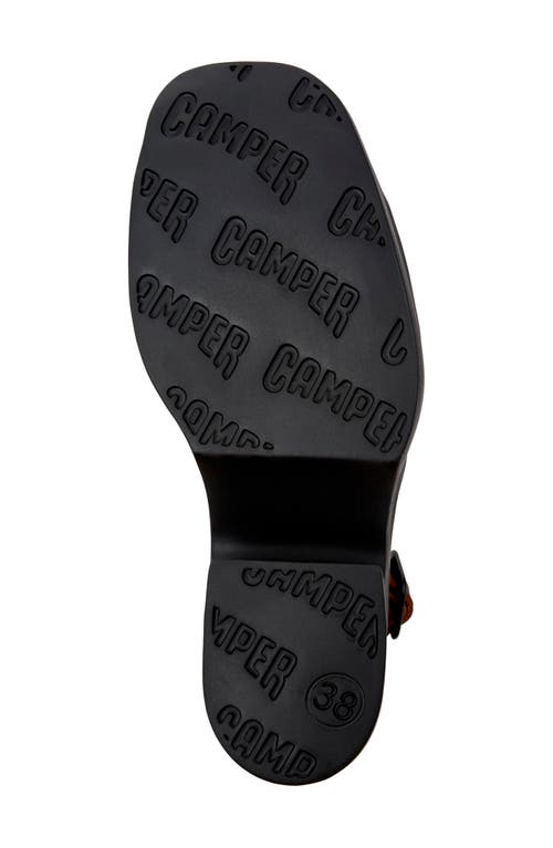 Camper Billie Slingback Platform Sandal In Black