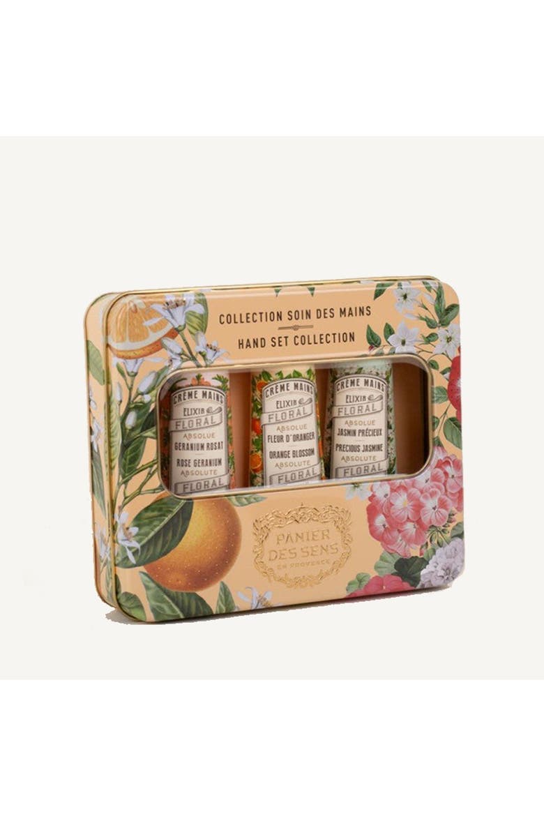Three Hand Creams Set in a Tin Box, Main, color, None