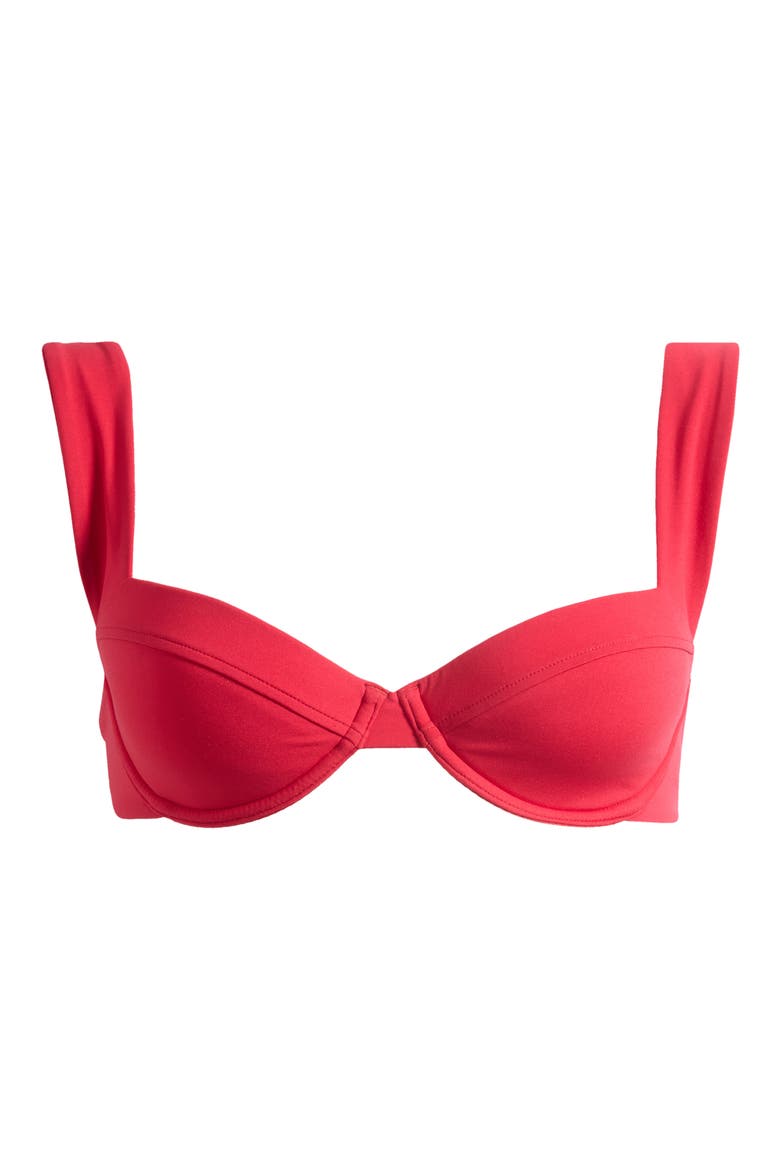 Viola Bikini Top, Main, color, LIPSTICK