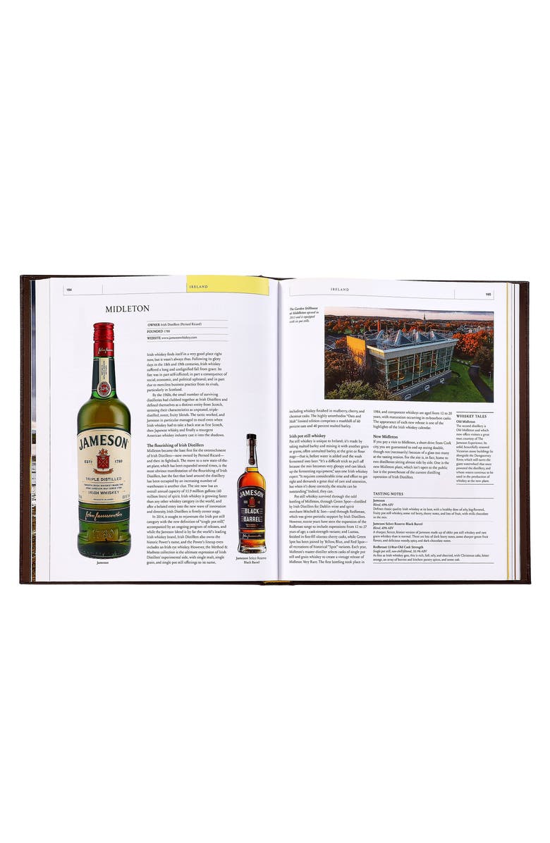 Graphic Image Whiskey Opus The Definitive Guide to the World's Greatest Whiskey Distilleries Leather Edition, Alternate, color, Brown