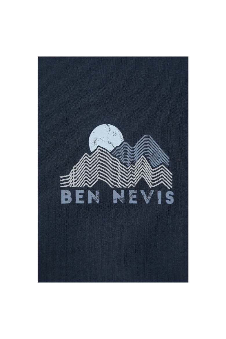 Ben Nevis Sun Short-Sleeved T-Shirt, Alternate, color, Navy