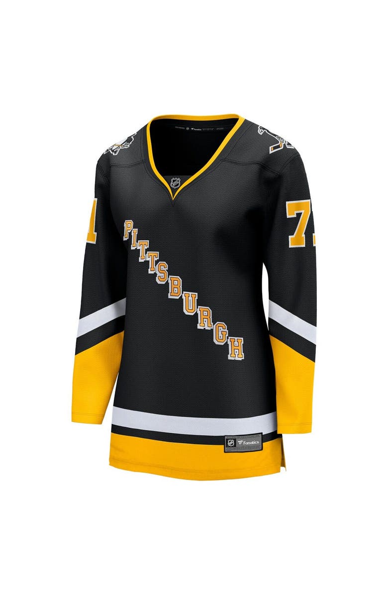 FANATICS Women's Fanatics Branded Evgeni Malkin Black Pittsburgh Penguins Alternate Premier Breakaway Player Jersey, Alternate, color, Black