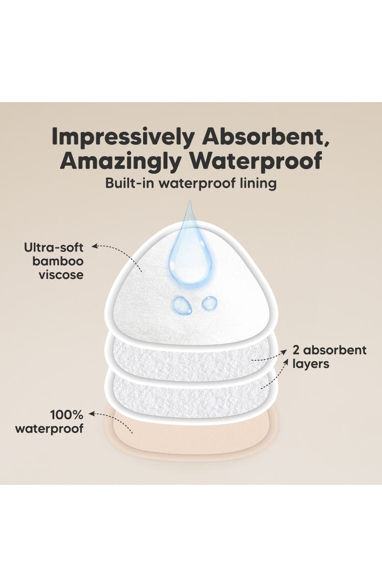 KeaBabies Contour Nursing Pads, Alternate, color, Bare Beige