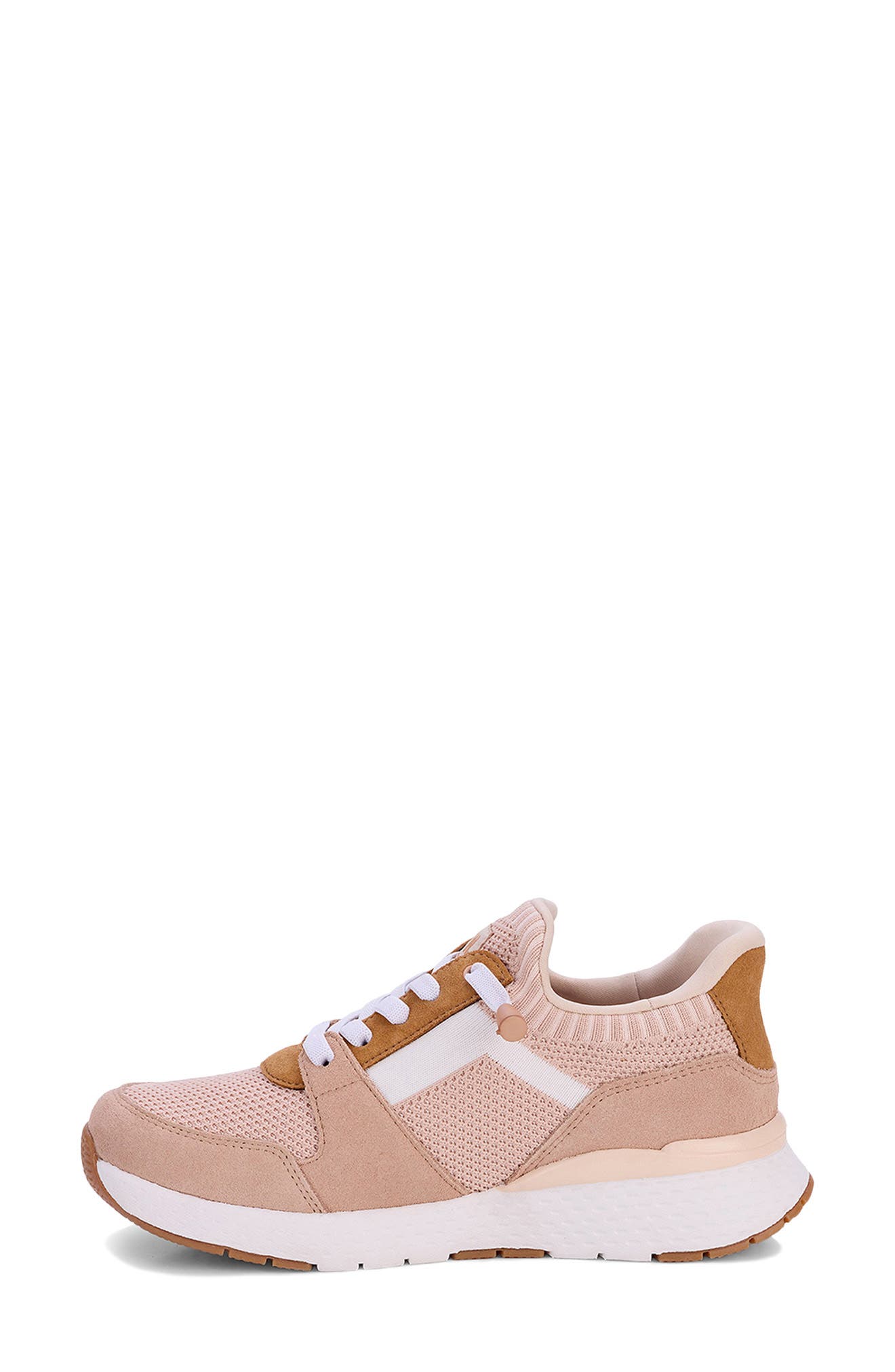 Bobbie Lace-up Sneaker, Alternate, color, TAUPE COMBO