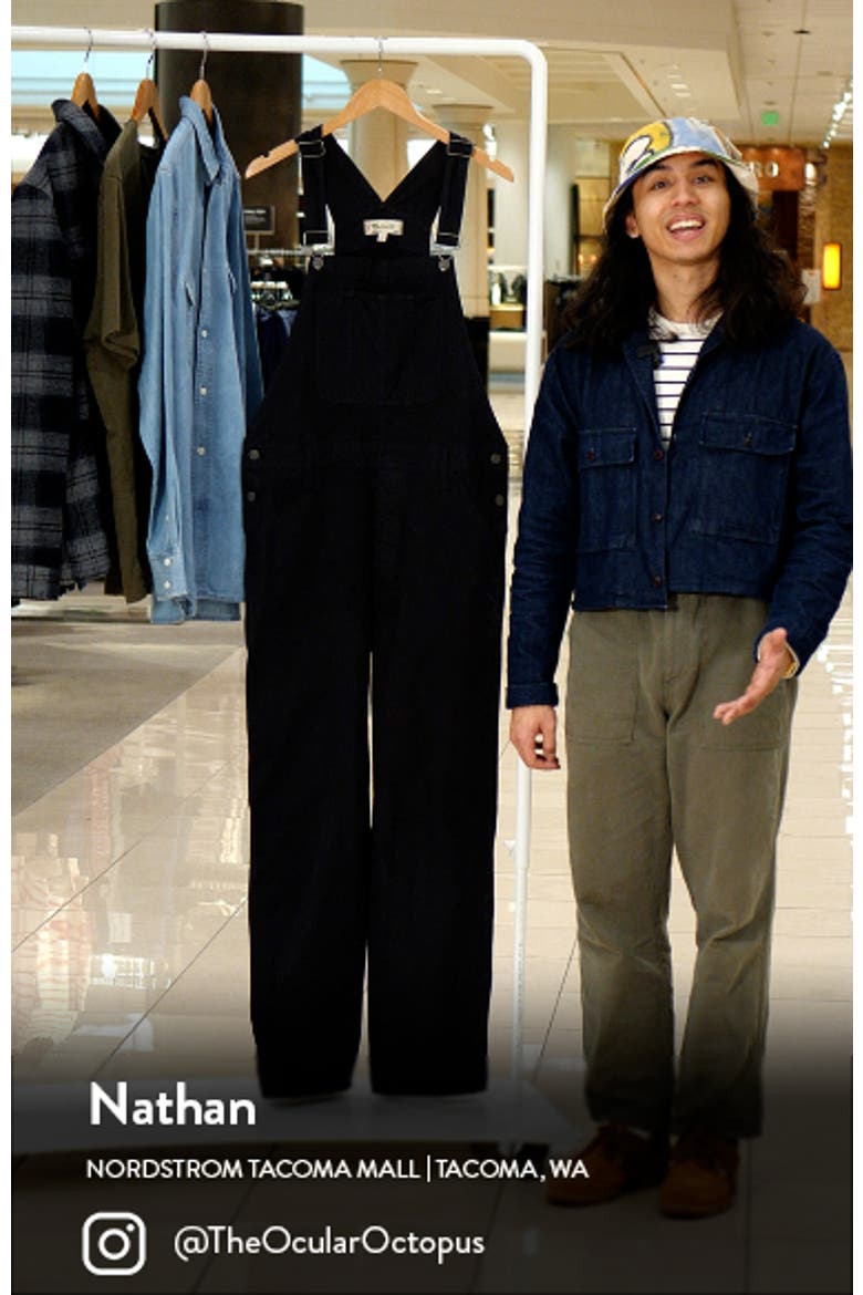 Garment Dyed Denim Carpenter Overalls video
