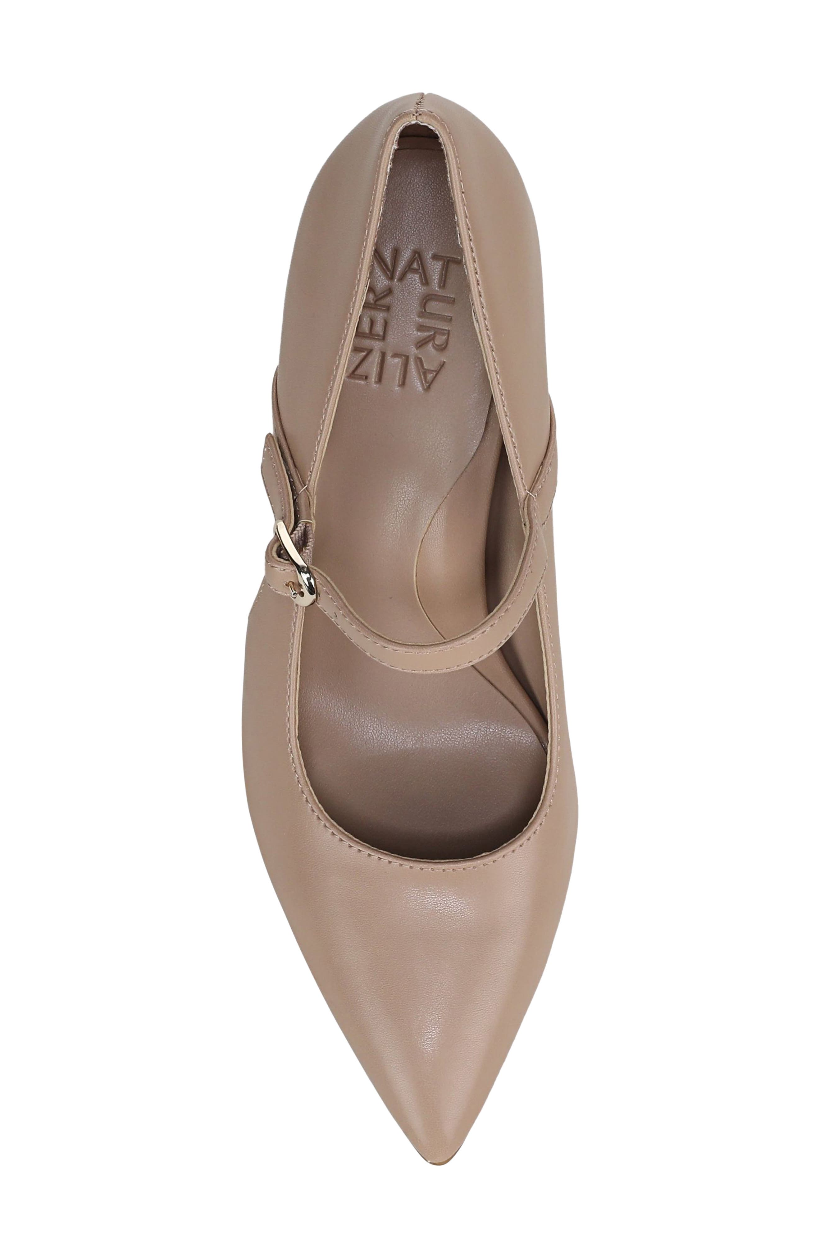 Blakely Faux Leather Mary Jane Pump, Alternate, color, WARM TAUPE TAN FAUX LEATHER