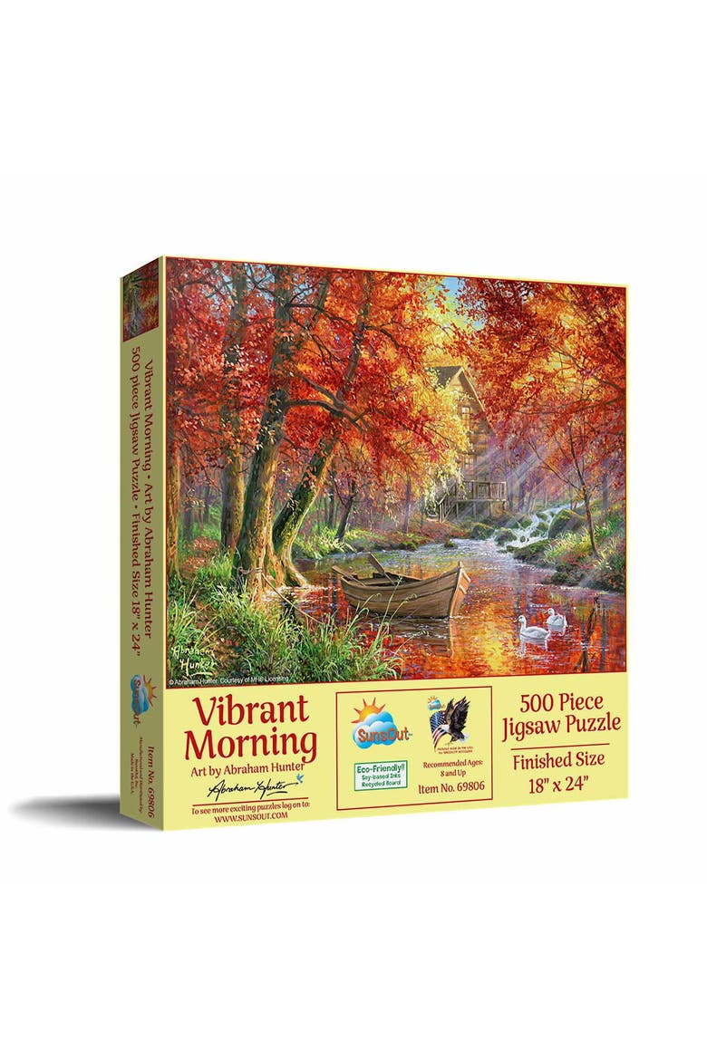 Vibrant Morning 500 piece Jigsaw Puzzle for Adults, Main, color, Multicolor