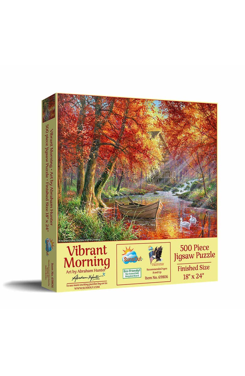 Sunsout Vibrant Morning 500 piece Jigsaw Puzzle for Adults, Main, color, Multicolor