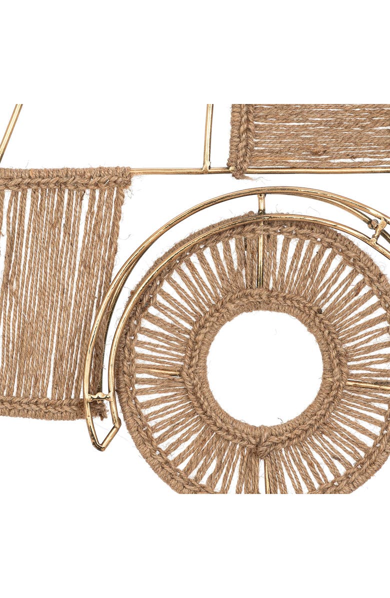 CRANE BABY Tractor Jute Wall Decor, Alternate, color, Beige