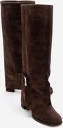 Forever & Always Shoes Lojo Leather Block Heel Boot
