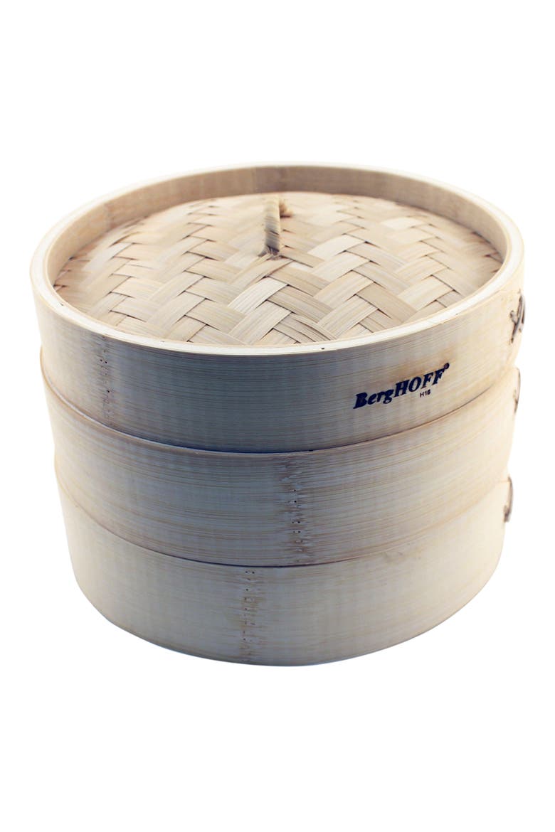 7" Bamboo Steamer, Main, color, NATURAL