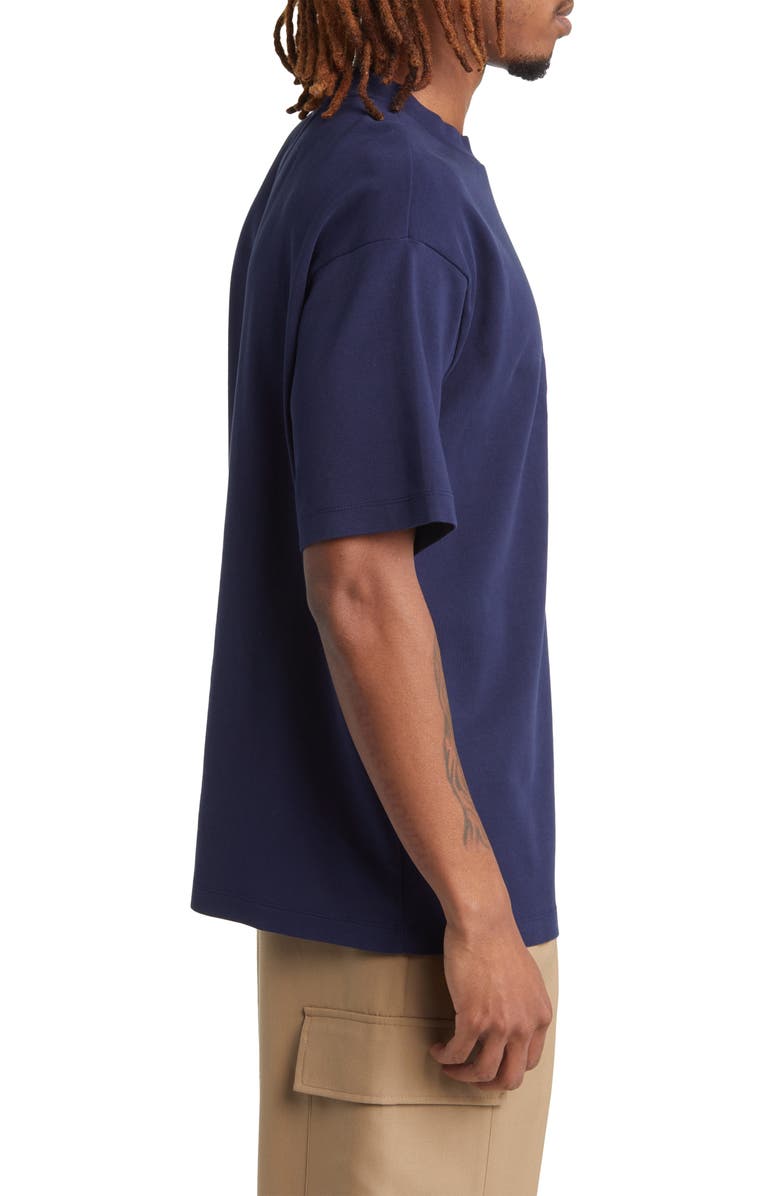 Drôle de Monsieur Le Embroidered Logo Cotton T-Shirt, Alternate, color, 