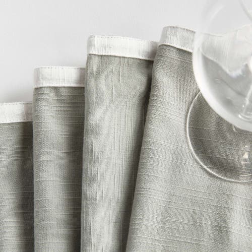Napa Home & Garden Fernbrook Cocktail Napkins Set Of 4 In Gray