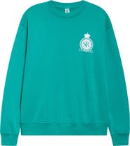 Sporty & Rich Royal Club Fleece Graphic Sweatshirt