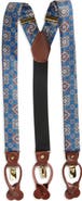 CLIFTON WILSON Silk Medallion Suspenders