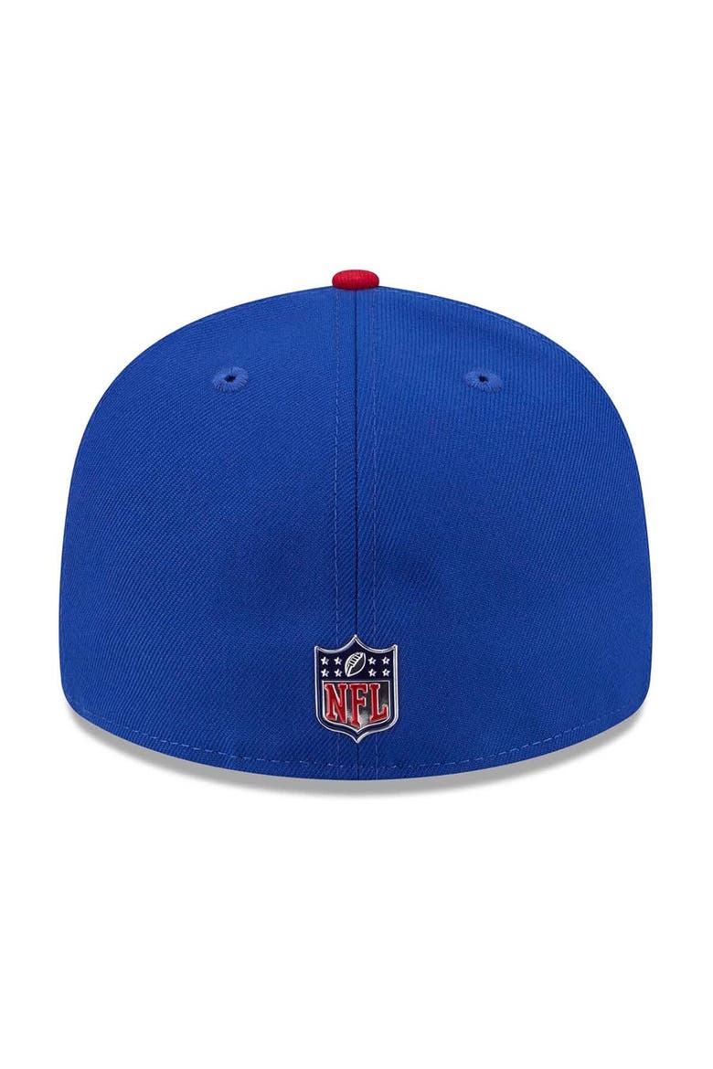 Men's New Era  Royal/Red New York Giants 2026 NFL Draft Pre-Curved 59FIFTY Fitted Hat, Alternate, color, Royal