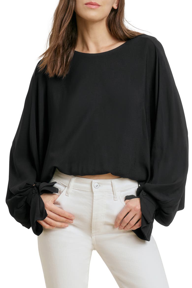 Making Me Blush Top, Main, color, BLACK