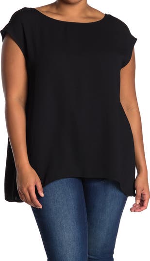 LOOKING BACK WOVEN TOP